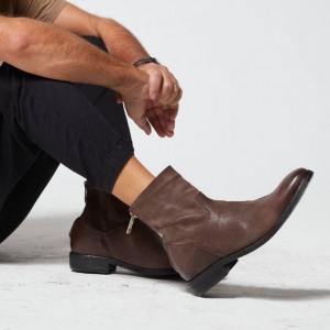Ankle boots A.S.98 Mason Hombre Chocolate | ES-HBP834702