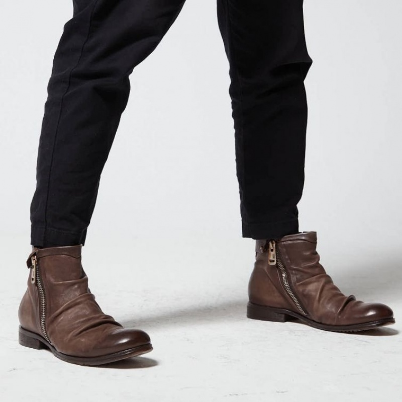 Ankle boots A.S.98 Clash 401216 Hombre Chocolate | ES-XTG105693