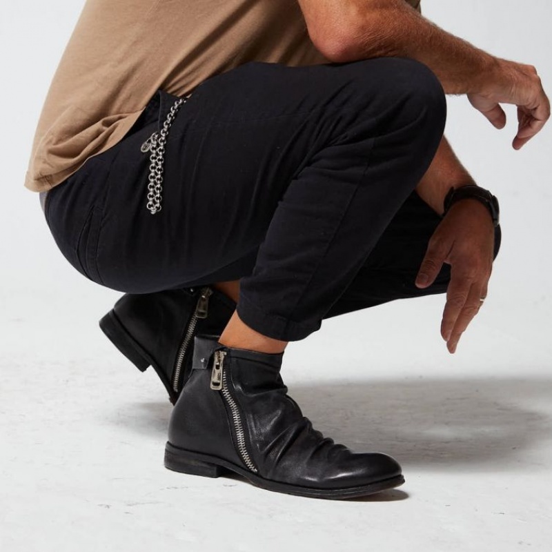 Ankle boots A.S.98 Clash 401216 Hombre Negras | ES-ODP508196