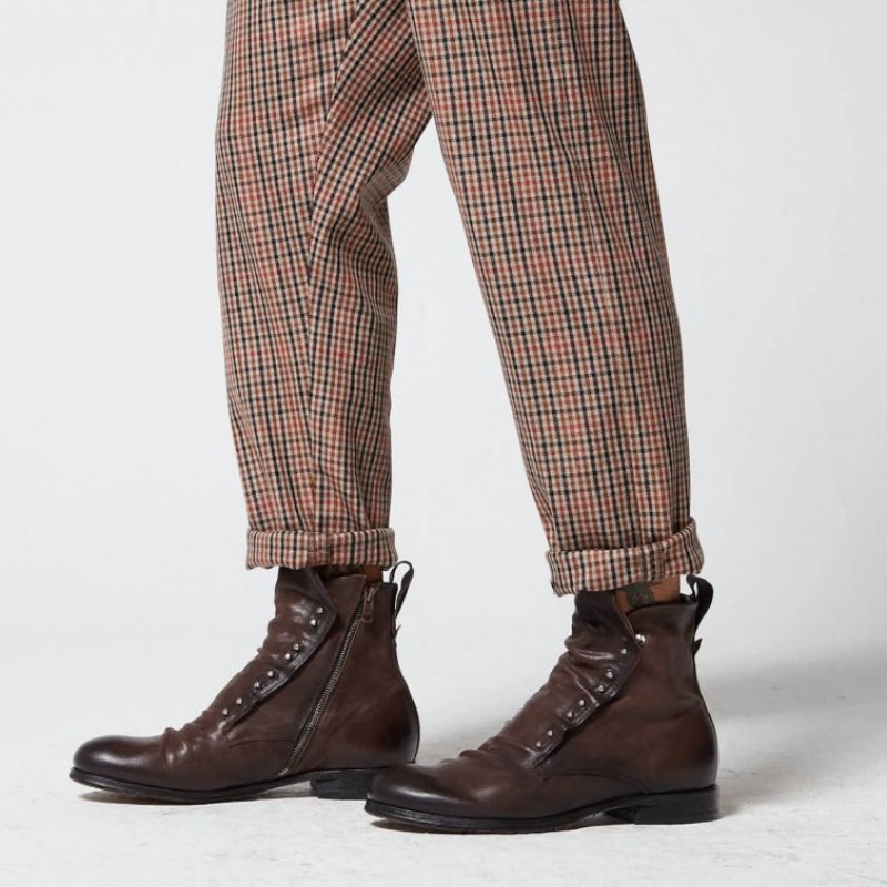 Ankle boots A.S.98 Clash 401231 Hombre Chocolate | ES-OZG469053