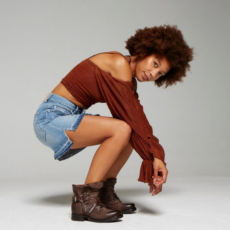 Ankle boots A.S.98 Saintec 259211 Mujer Chocolate | ES-UCS534867