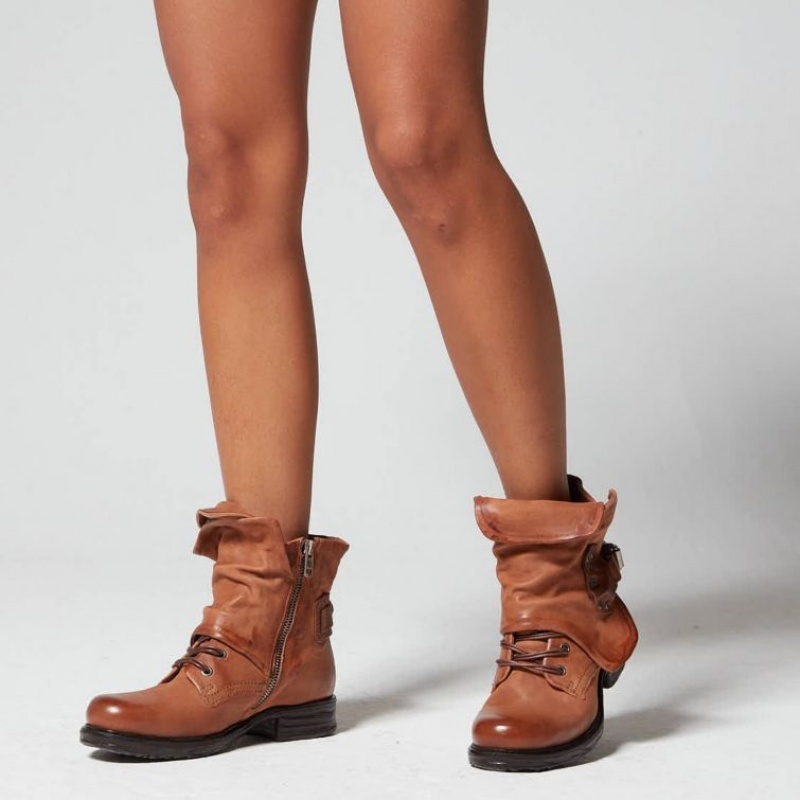 Ankle boots A.S.98 Saintec 259211 Mujer Kaki | ES-JXM210467