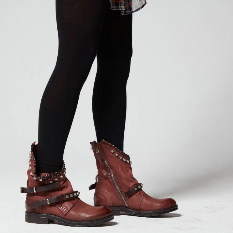 Ankle boots A.S.98 Verti 207239 Mujer Rojas | ES-IEO958014