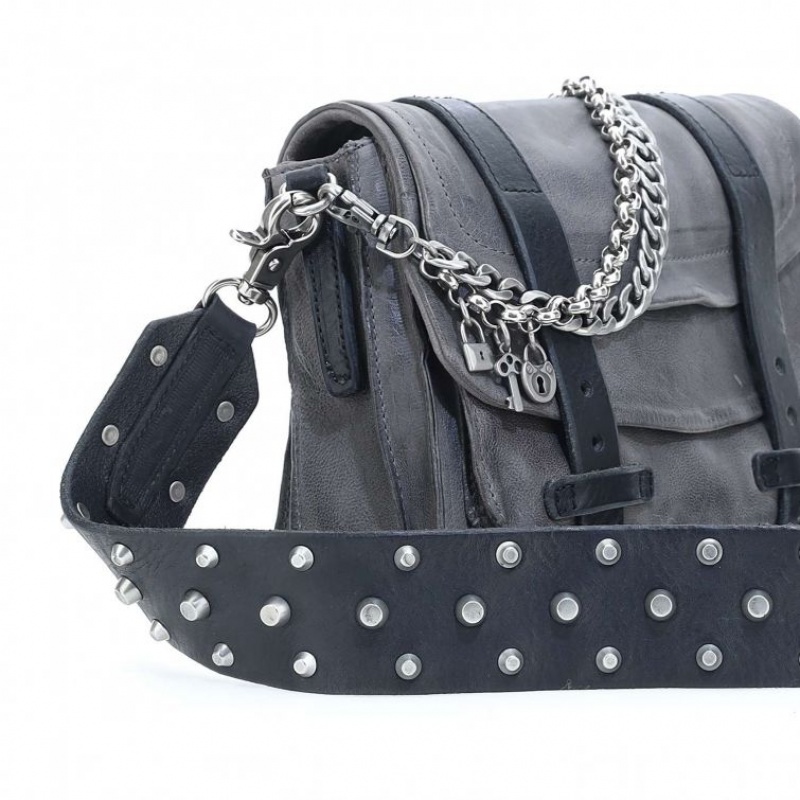 Bolsa De Hombro A.S.98 Konnor Unisex Negras | ES-NYJ387156