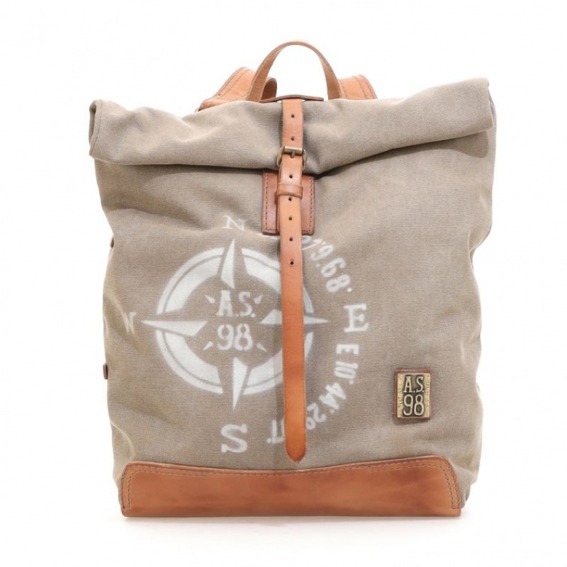 Bolsas A.S.98 Bardolino Hombre Verde Claro | ES-SHZ324687