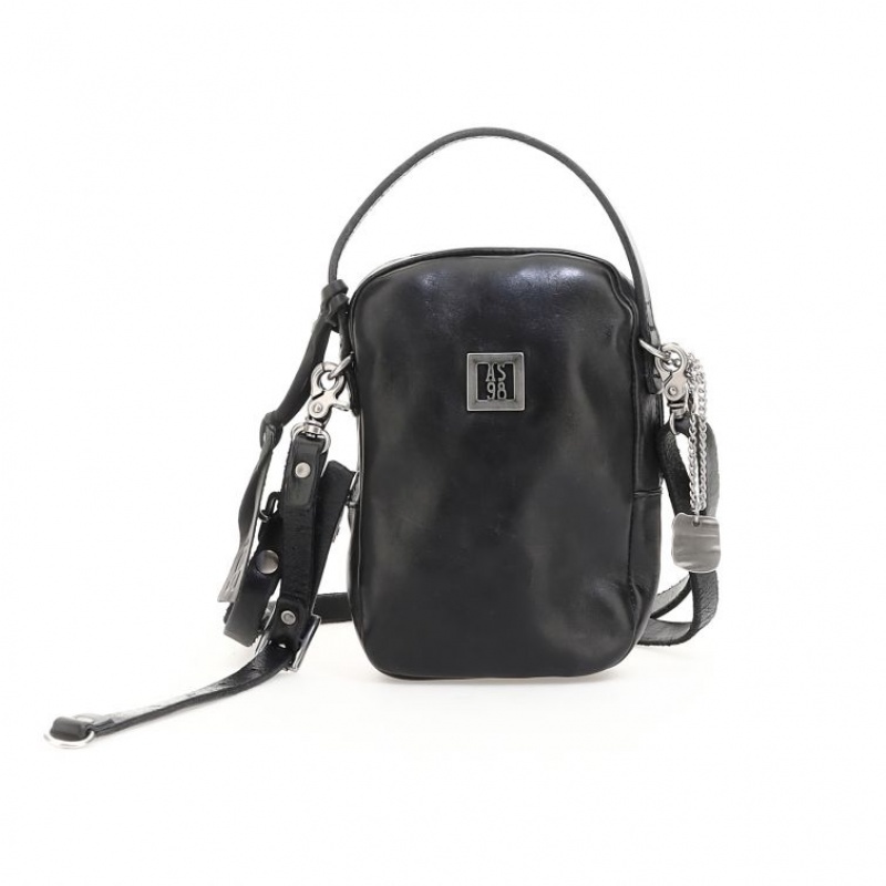 Bolsas A.S.98 Limone Mujer Negras | ES-YDV263471