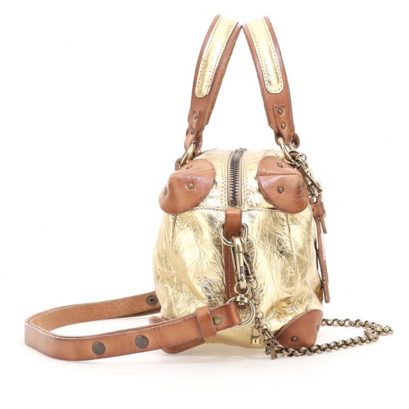 Bolsas A.S.98 Siena Mujer Doradas | ES-ESG289673