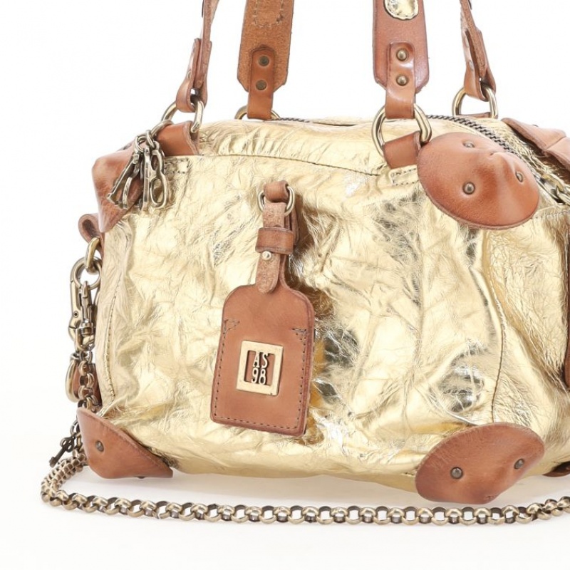 Bolsas A.S.98 Siena Mujer Doradas | ES-ESG289673