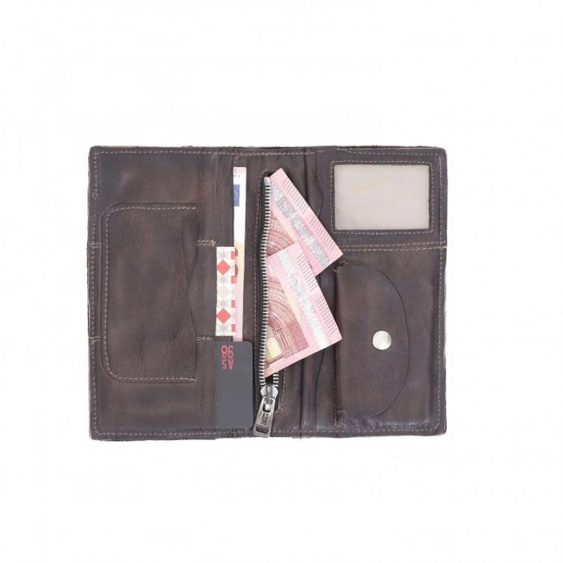 Carteras A.S.98 Austen Unisex Chocolate | ES-GPY985437