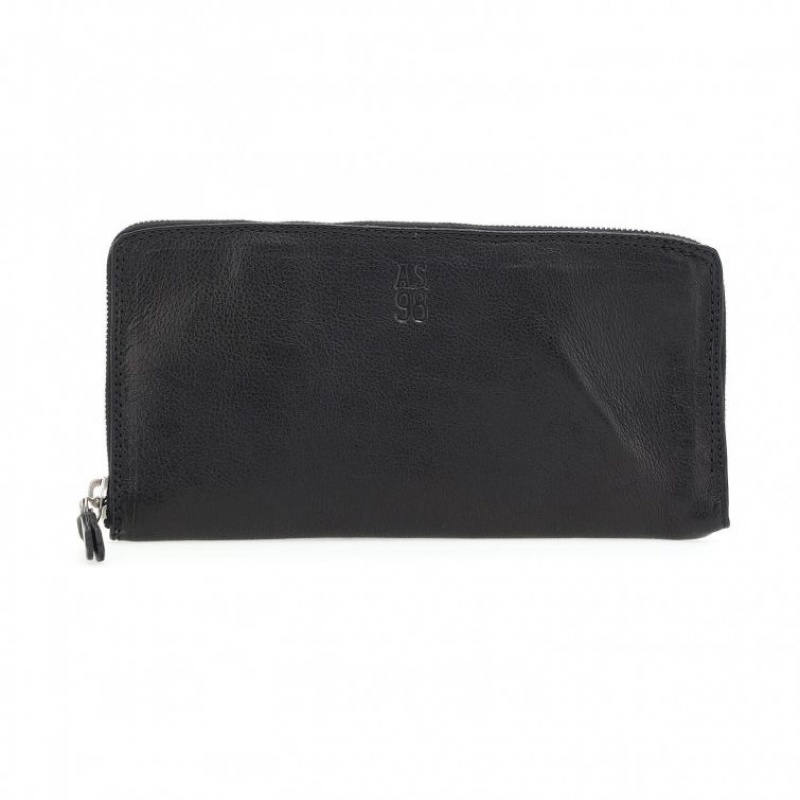 Carteras A.S.98 Bertram Unisex Negras | ES-OEQ412397