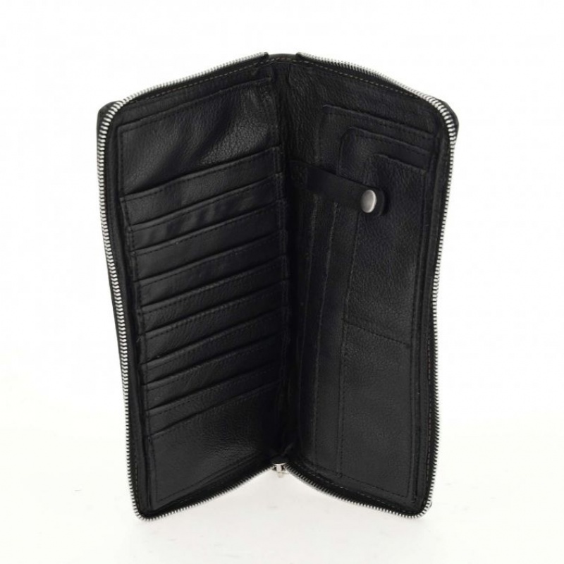 Carteras A.S.98 Clark Unisex Negras | ES-PEV468092