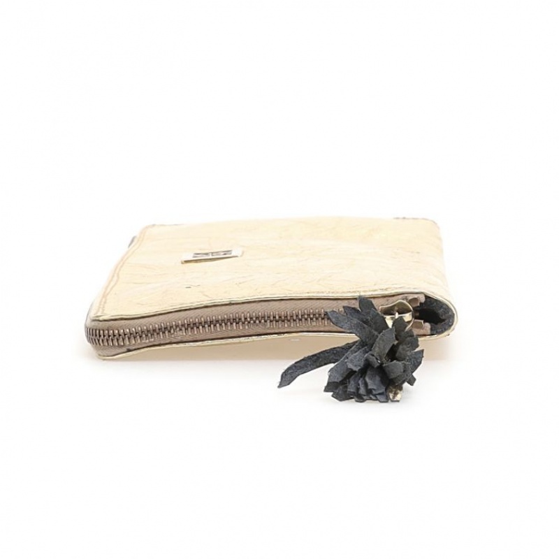 Carteras A.S.98 Placida Unisex Doradas | ES-DMK509862