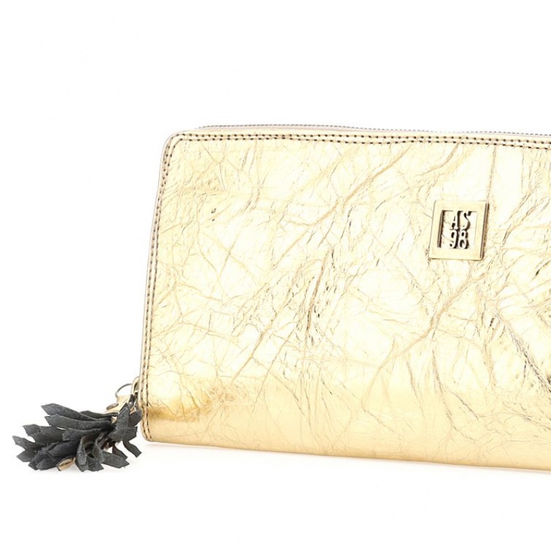 Carteras A.S.98 Placida Unisex Doradas | ES-DMK509862