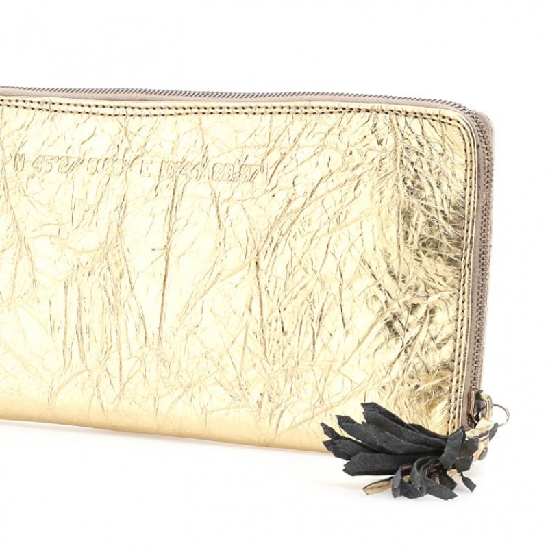 Carteras A.S.98 Placida Unisex Doradas | ES-DMK509862