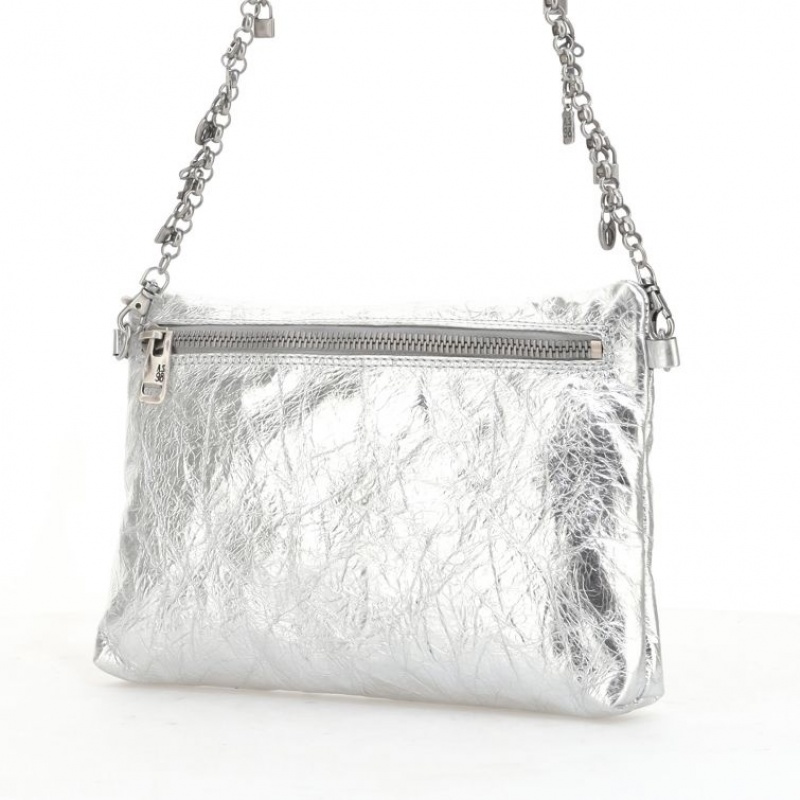 Carteras A.S.98 Uda Unisex Plateadas | ES-VIB389761