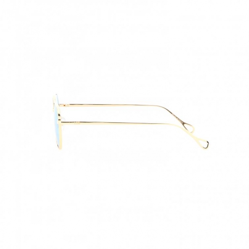 Gafas de Sol A.S.98 Billie Hombre Doradas | ES-VNT697038