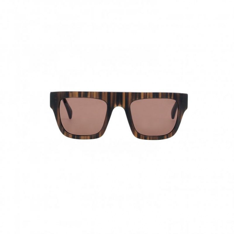 Gafas de Sol A.S.98 Dahlia Hombre Marrones | ES-QTS680127