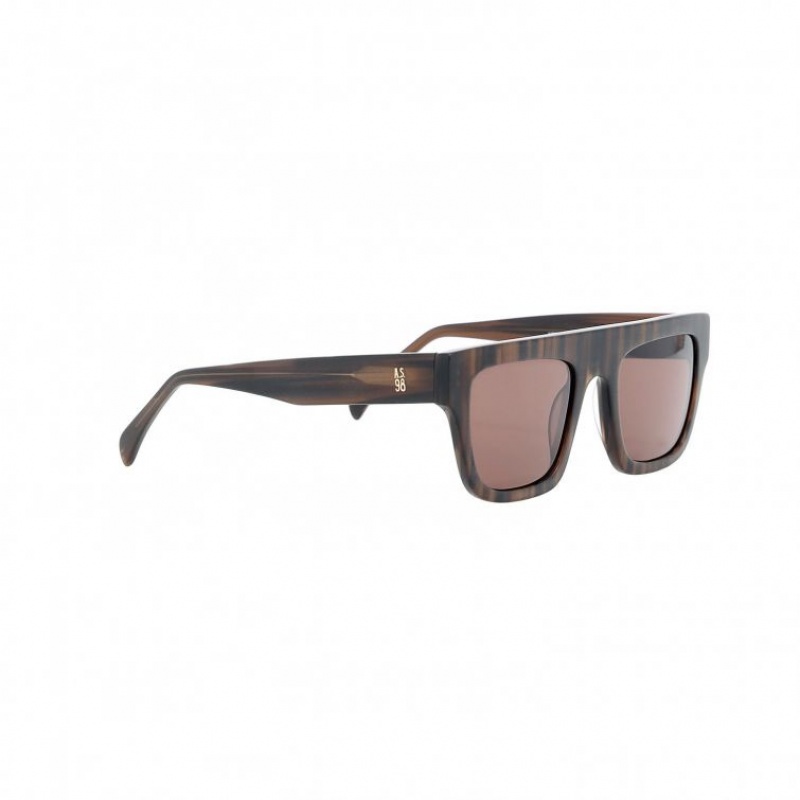 Gafas de Sol A.S.98 Dahlia Hombre Marrones | ES-QTS680127