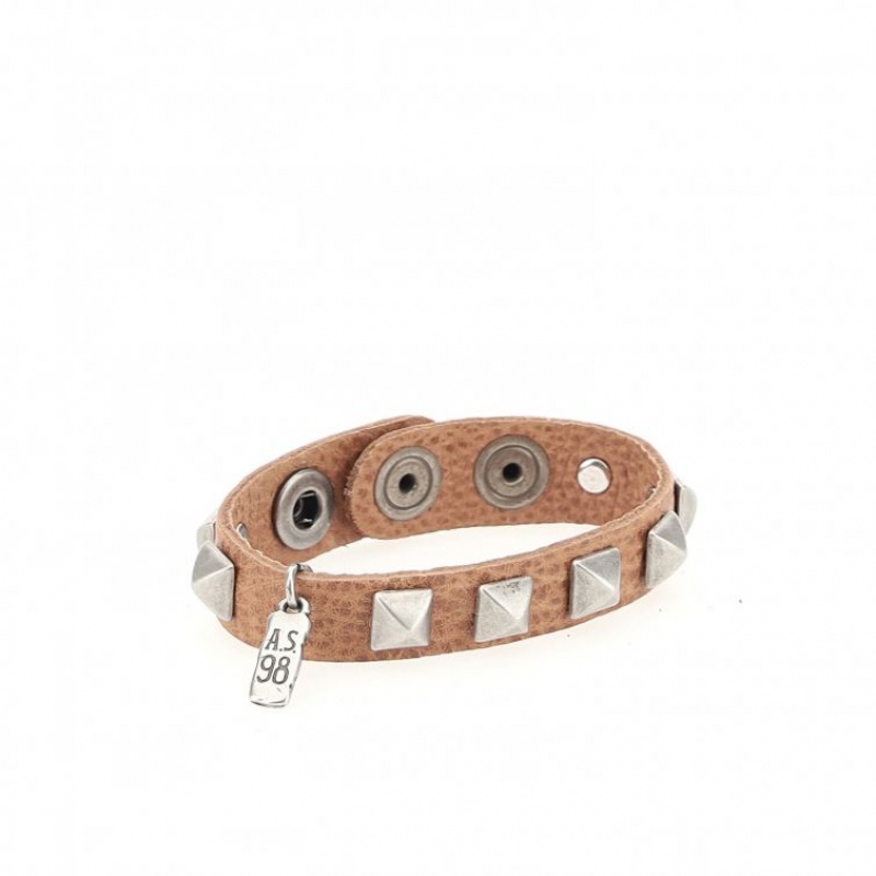 Pulsera A.S.98 Jeb Unisex Kaki | ES-BLH318067
