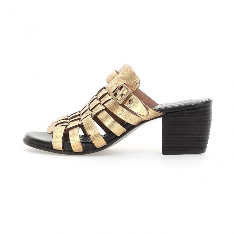 Sandalias A.S.98 Abigayle Mujer Doradas | ES-VIW803524