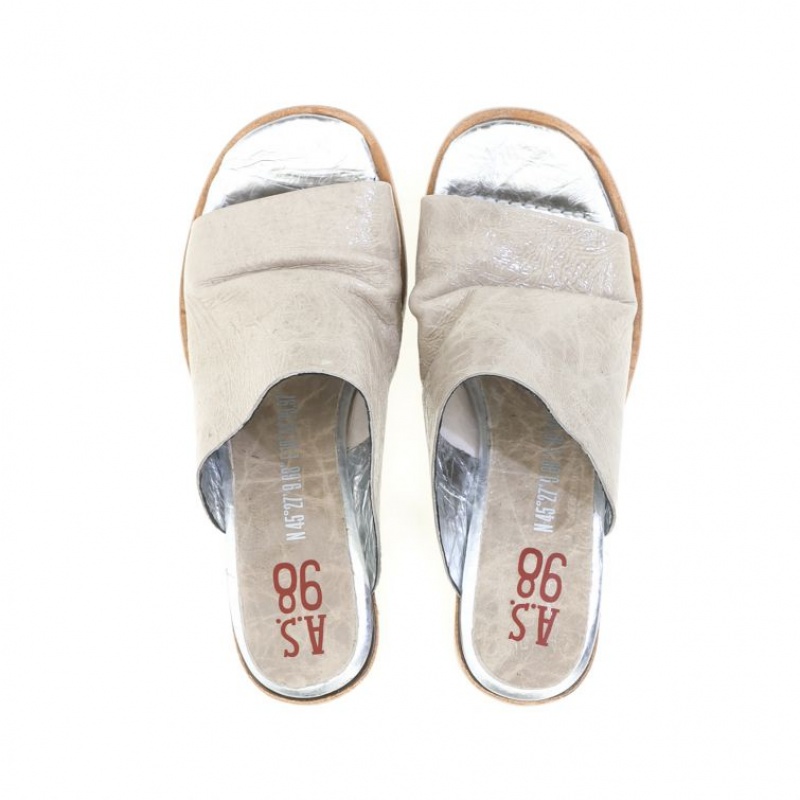Sandalias A.S.98 Aleesha Mujer Beige | ES-XKF481053