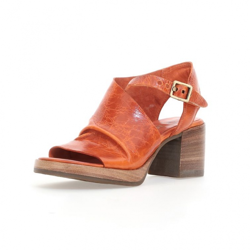 Sandalias A.S.98 Amice Mujer Naranjas | ES-TPW210684