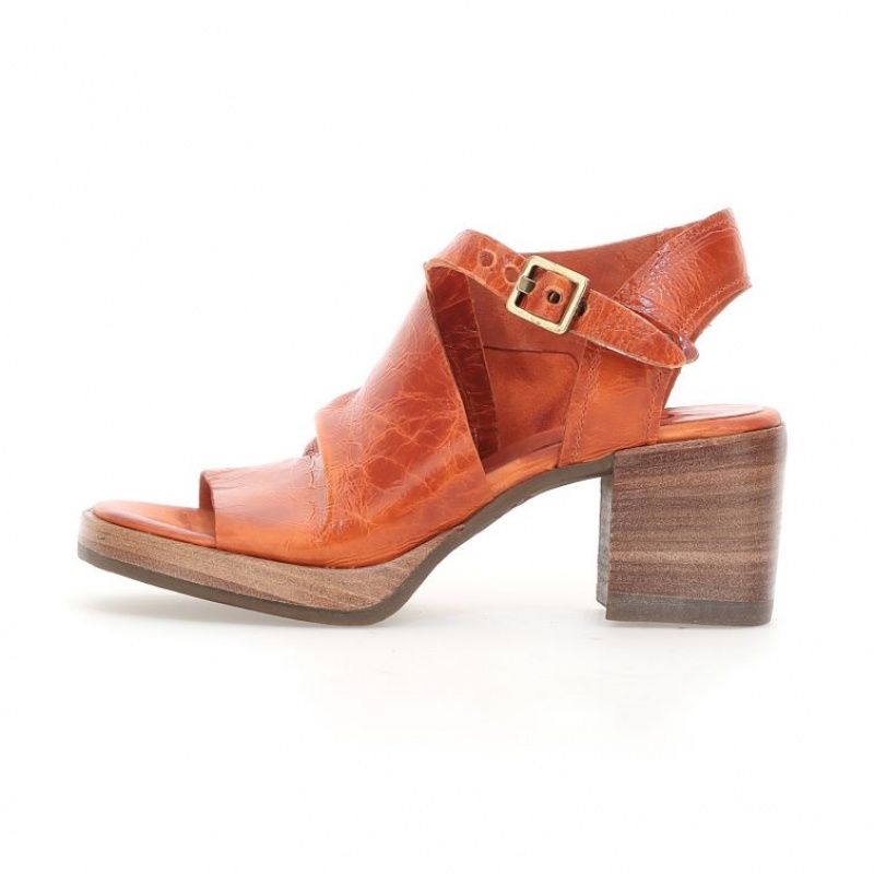 Sandalias A.S.98 Amice Mujer Naranjas | ES-TPW210684