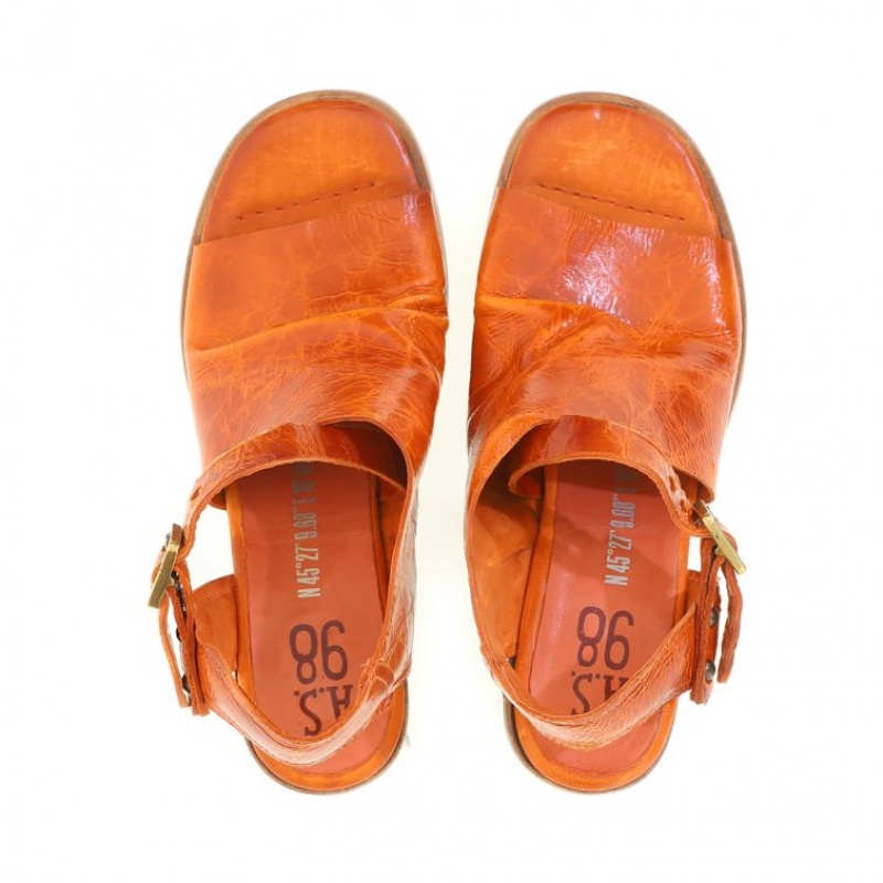Sandalias A.S.98 Amice Mujer Naranjas | ES-TPW210684