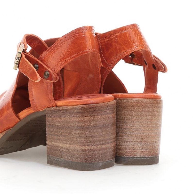 Sandalias A.S.98 Amice Mujer Naranjas | ES-TPW210684