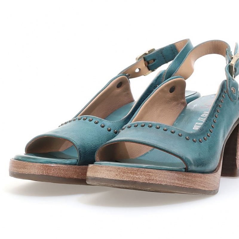 Sandalias A.S.98 Angie Mujer Verde | ES-UVX503694