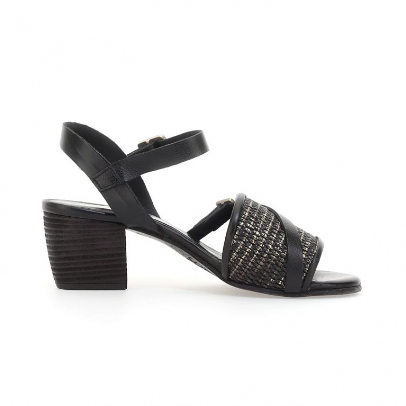 Sandalias A.S.98 Ayden Mujer Negras | ES-VZU538970