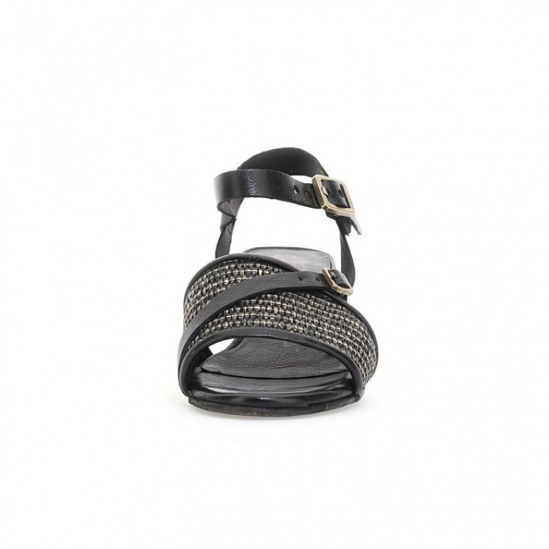 Sandalias A.S.98 Ayden Mujer Negras | ES-VZU538970