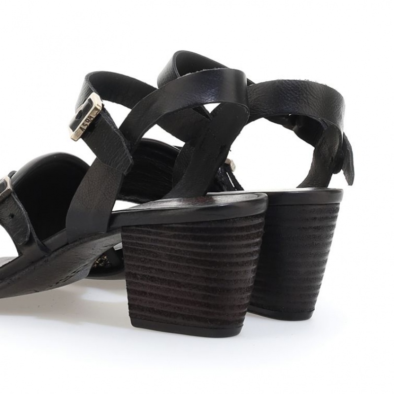 Sandalias A.S.98 Ayden Mujer Negras | ES-VZU538970