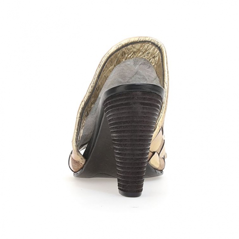 Sandalias A.S.98 Bailee Mujer Doradas | ES-GYC036985