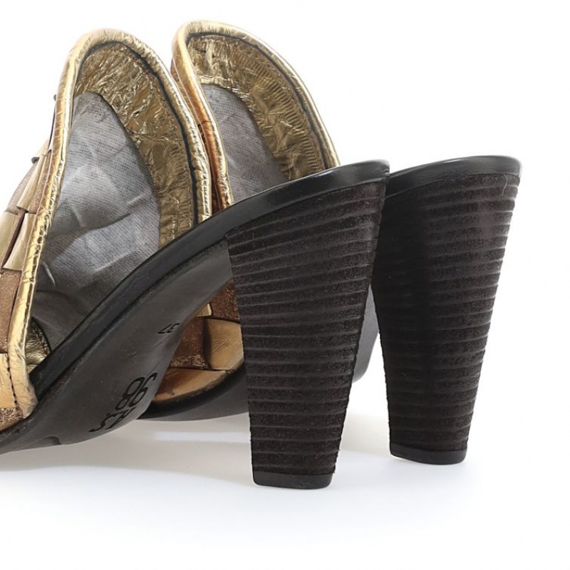 Sandalias A.S.98 Bailee Mujer Doradas | ES-GYC036985