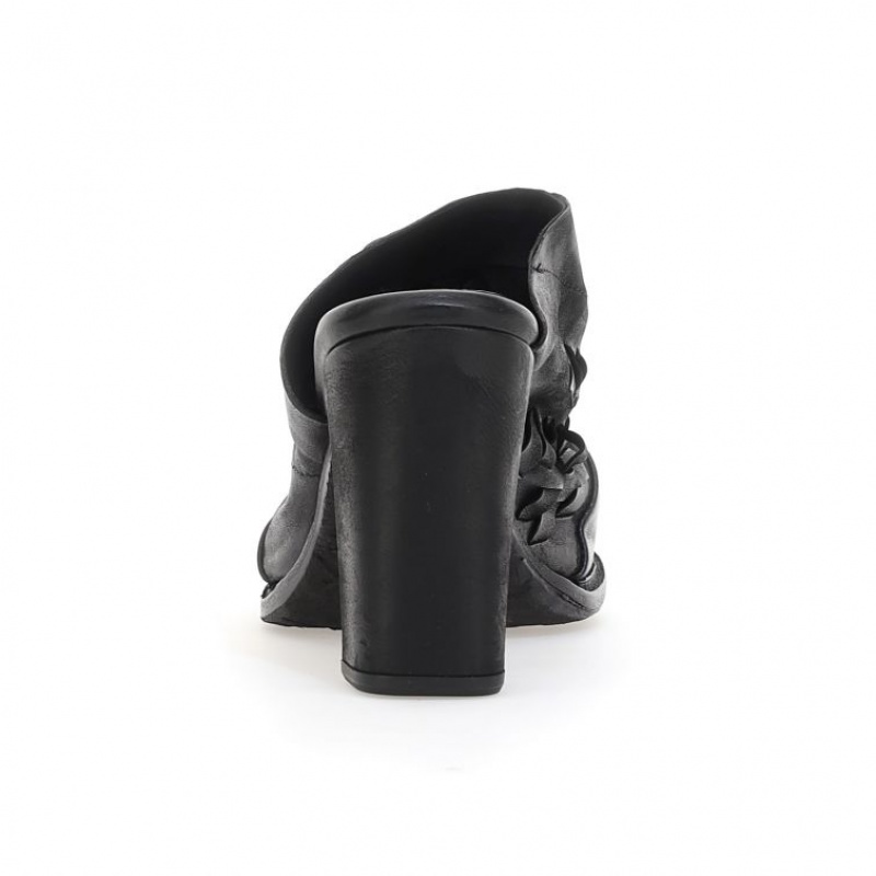 Sandalias A.S.98 Belen Mujer Negras | ES-BAZ305897