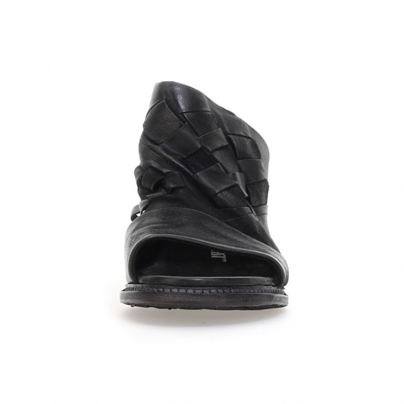 Sandalias A.S.98 Belen Mujer Negras | ES-BAZ305897