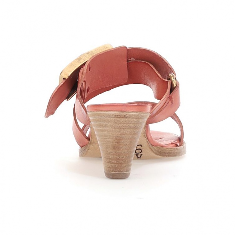 Sandalias A.S.98 Bernardine Mujer Naranjas | ES-HPM135486