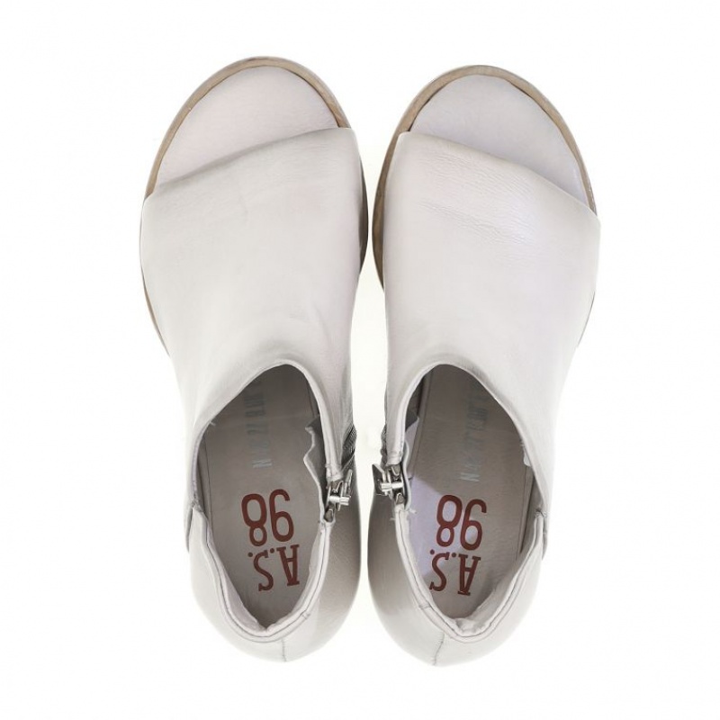 Sandalias A.S.98 Blanch Mujer Beige | ES-OTM194807