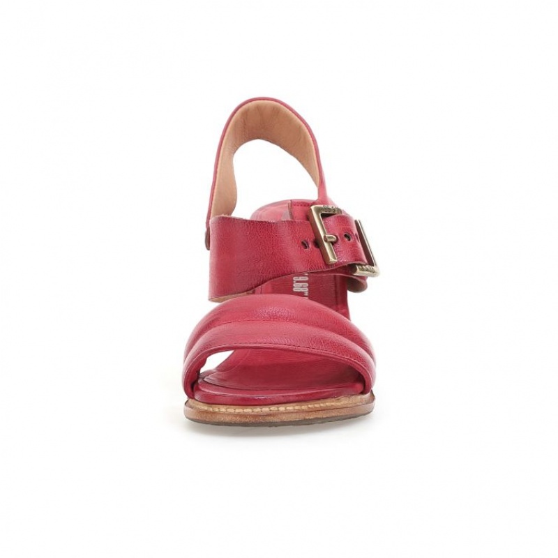 Sandalias A.S.98 Brittany Mujer Rojas Oscuro | ES-PCK236098