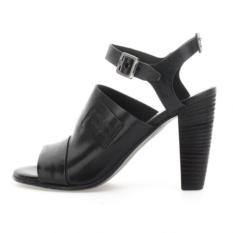 Sandalias A.S.98 Clarise Mujer Negras | ES-JWY249051