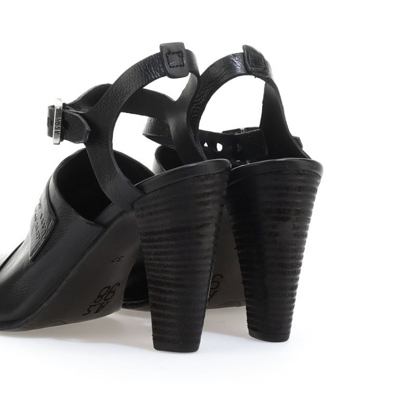 Sandalias A.S.98 Clarise Mujer Negras | ES-JWY249051