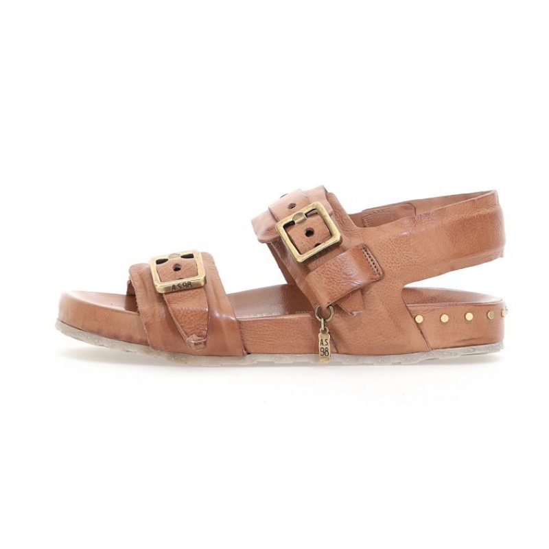 Sandalias A.S.98 Evelyn Mujer Marrones | ES-JDP302845