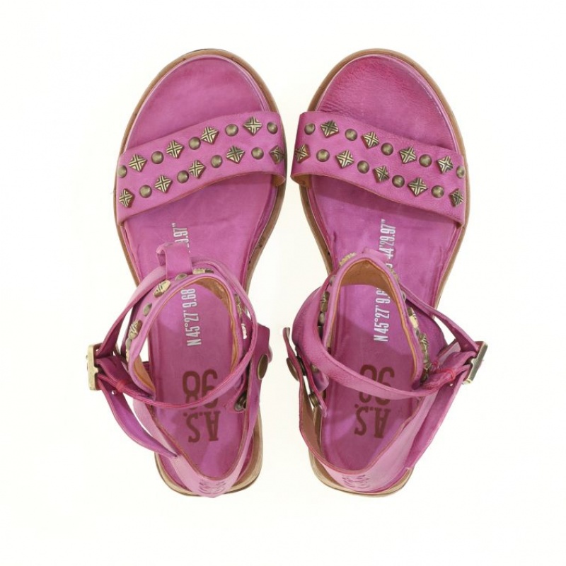 Sandalias A.S.98 Leta Mujer Fucsia | ES-OBK305421