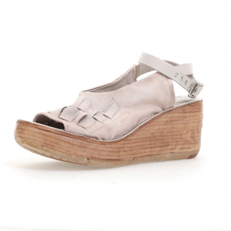 Sandalias A.S.98 Nan Mujer Gris | ES-ZPX701469
