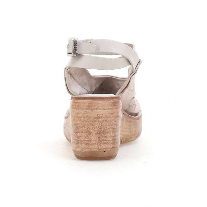 Sandalias A.S.98 Nan Mujer Gris | ES-ZPX701469