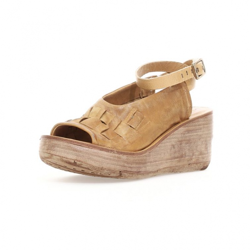 Sandalias A.S.98 Nan Mujer Kaki | ES-KCA081695