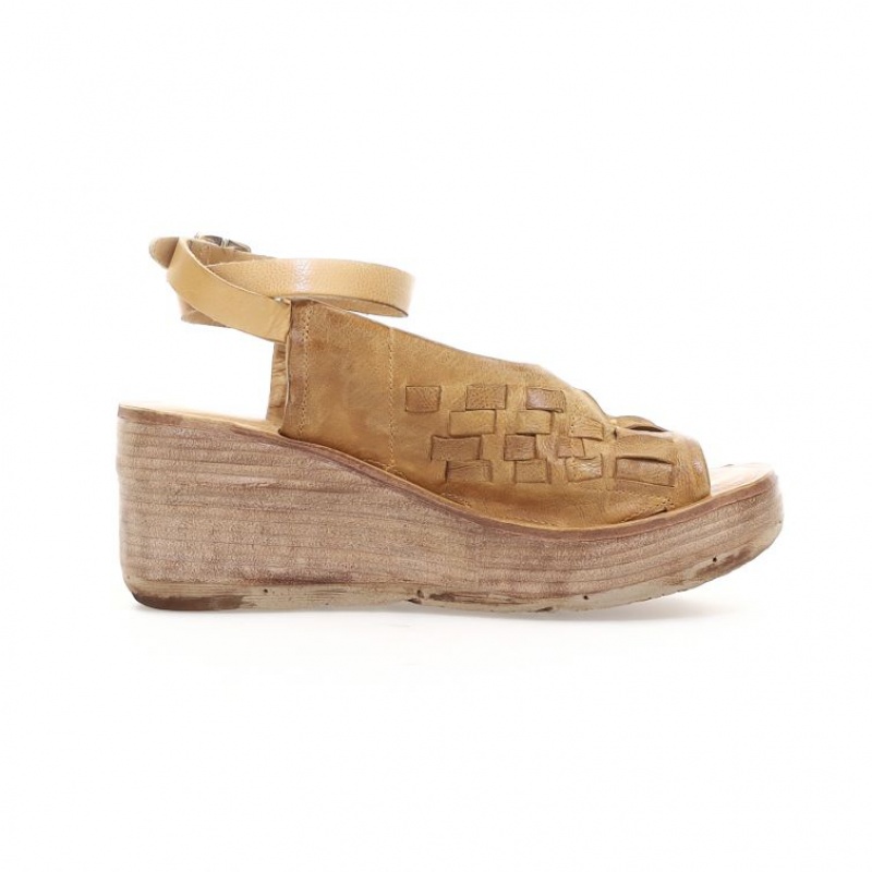 Sandalias A.S.98 Nan Mujer Kaki | ES-KCA081695