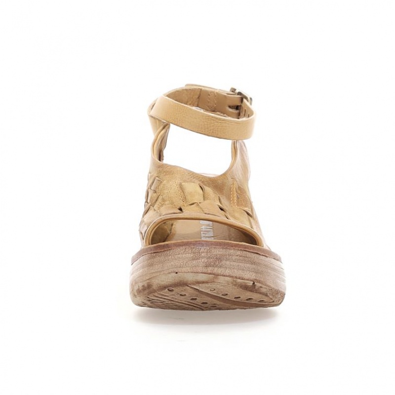 Sandalias A.S.98 Nan Mujer Kaki | ES-KCA081695