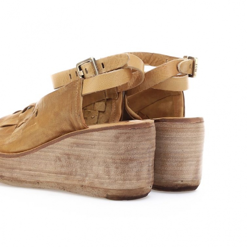 Sandalias A.S.98 Nan Mujer Kaki | ES-KCA081695